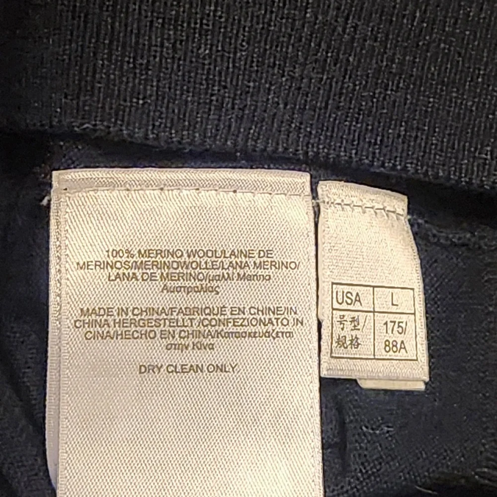 NWT Brooks Brothers Saxxon Merino Wool Navy‎ Blue Sleeveless Sweater Classic
